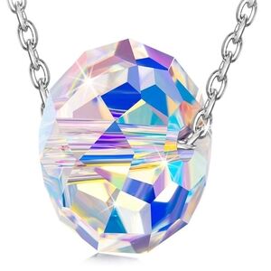 NINASUN 925 Sterling Silver Pendant Necklace Winter Sonata With Swarovski